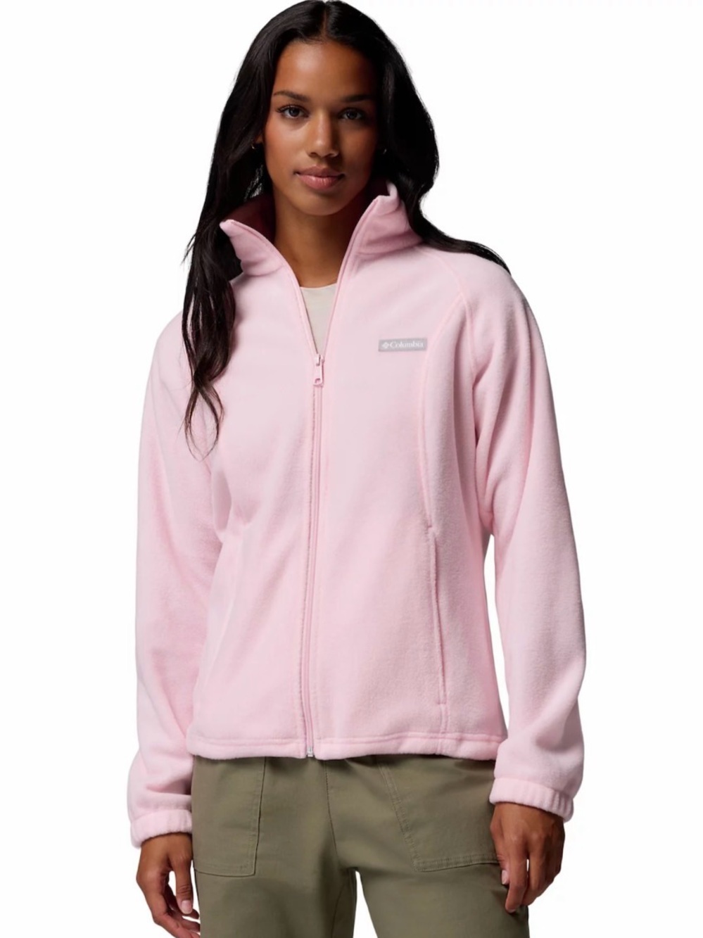 Columbia Women's Light Pink Full-Zip Fleece Jacket - NWT